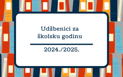 Odluka o odabiru udžbenika za šk. god. 2024./2025.