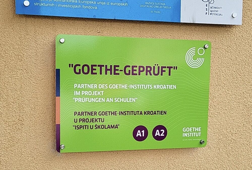 OŠ Ivane Brlić-Mažuranić – ˝Goethe geprüft˝