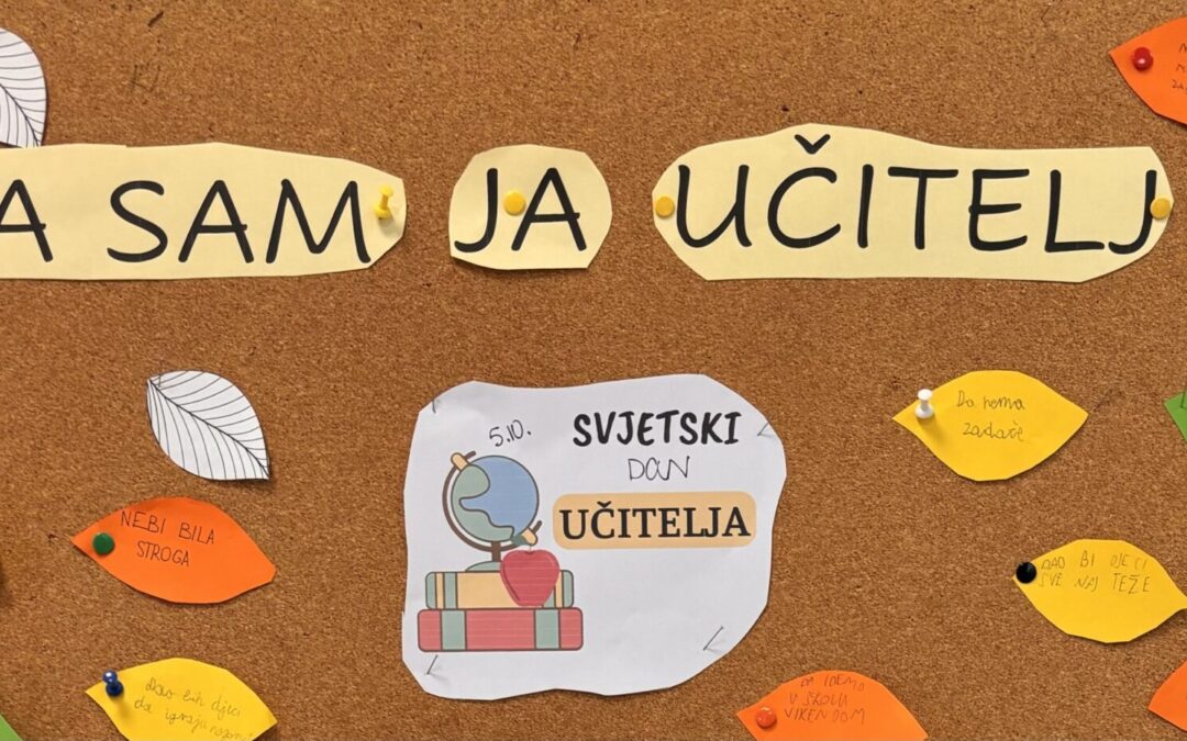 Čestitamo Svjetski dan učitelja!