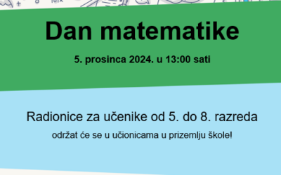 “Dan matematike” u našoj školi