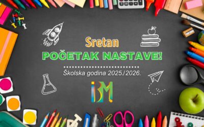 Obavijest o početku nastave u školskoj godini 2025./2026.