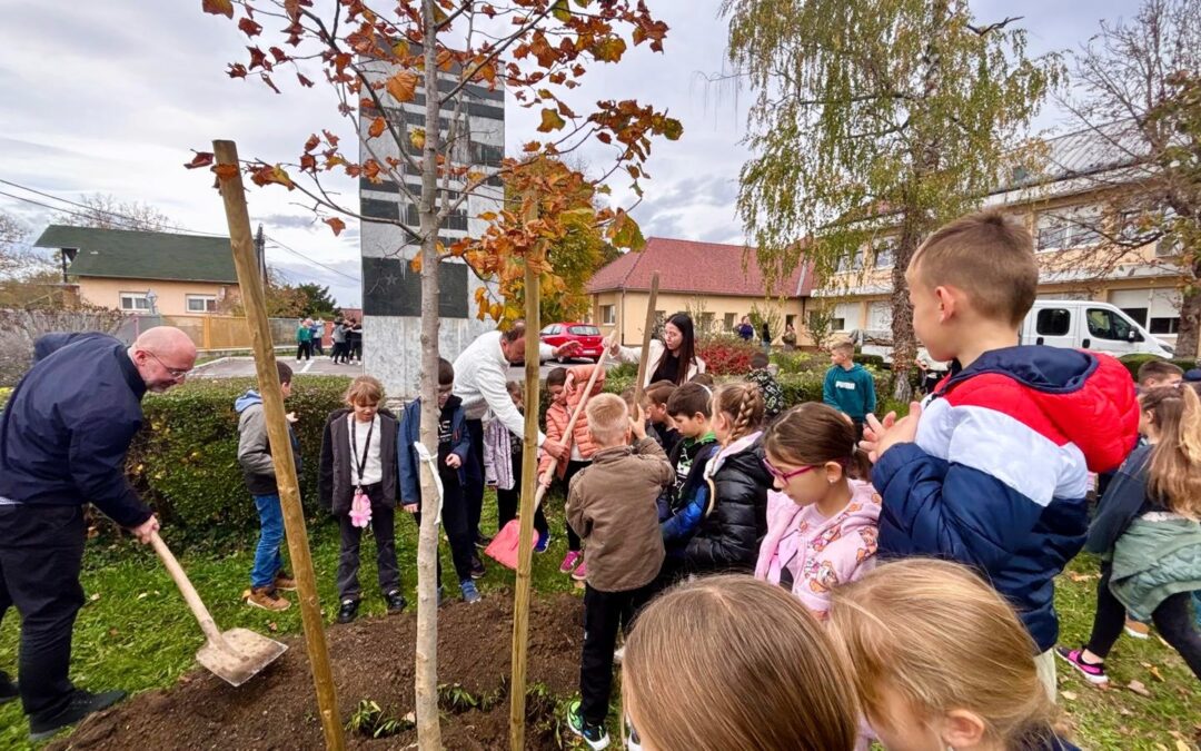 Općina i škola zajedno u sadnji stabala