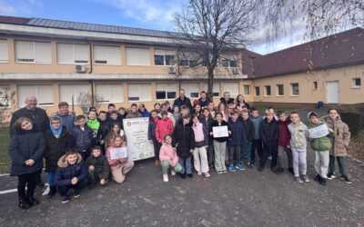 Sadnja Gupčevih lipa u našem školskom dvorištu