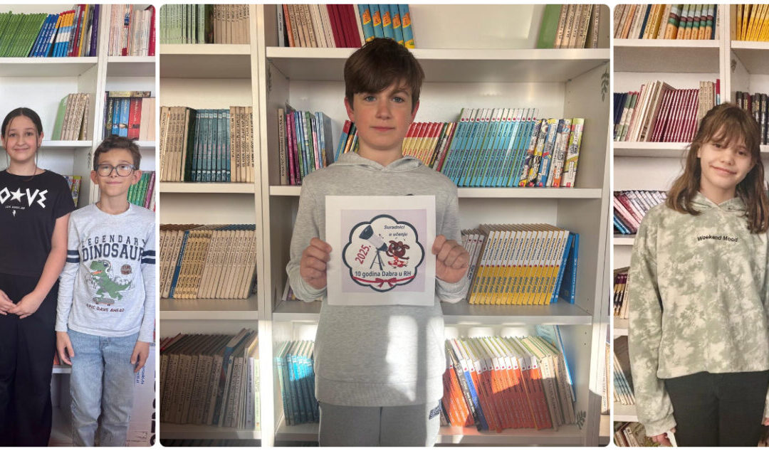 Naši učenici u top 10 % na Dabru