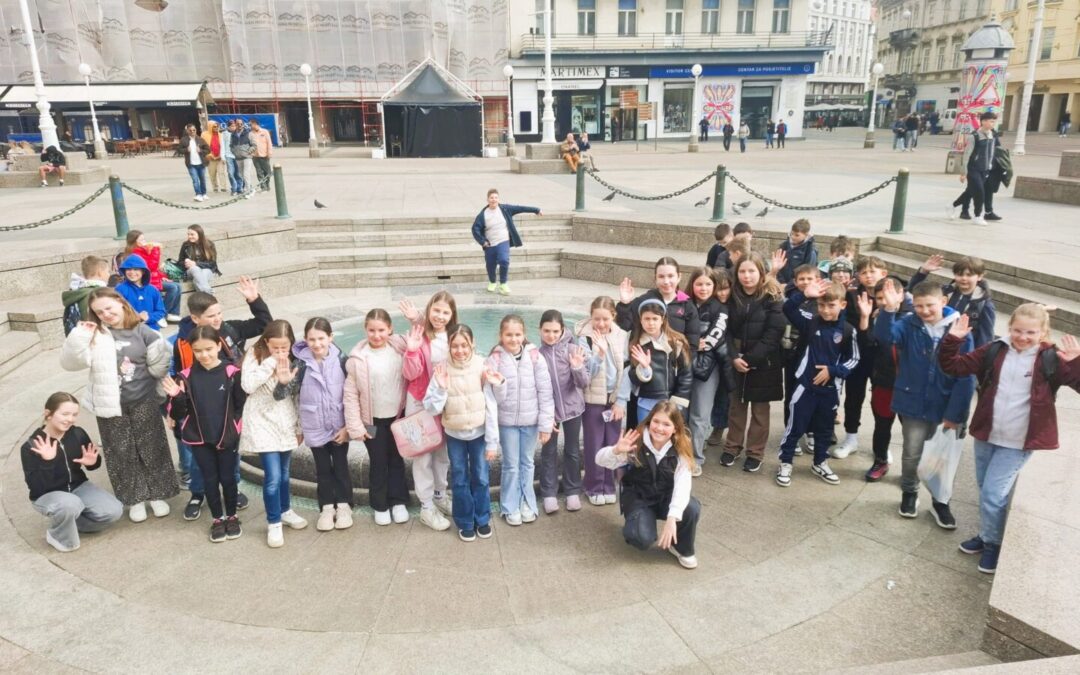 Četvrtaši na terenskoj nastavi u Zagrebu