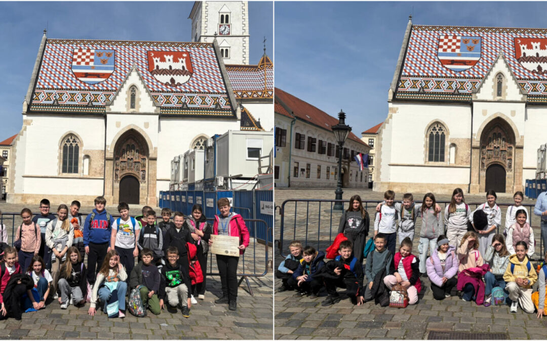 Trećaši na terenskoj nastavi u Zagrebu
