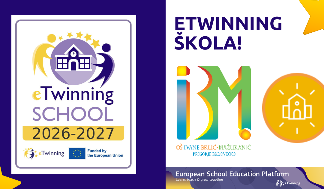 Naša škola je eTwinning škola!