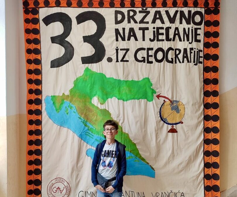 Ivan Prlina među najboljim mladim geografima u Hrvatskoj