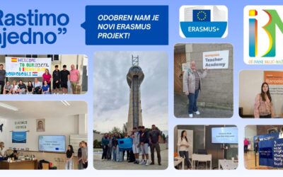 Novi Erasmus+ projekt “Rastimo zajedno” u našoj školi